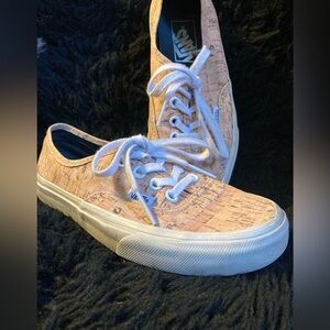 Men’s Vans Authentic Cork Print Shoes